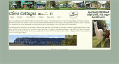 Desktop Screenshot of clovecottages.com